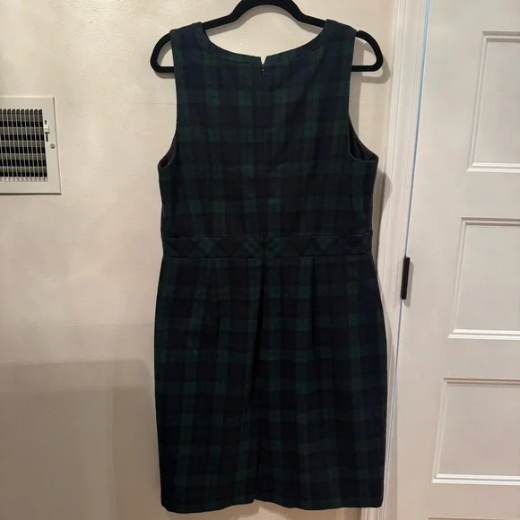 J. Crew Blackwatch Plaid Sheath Dress - Picture 2 of 5